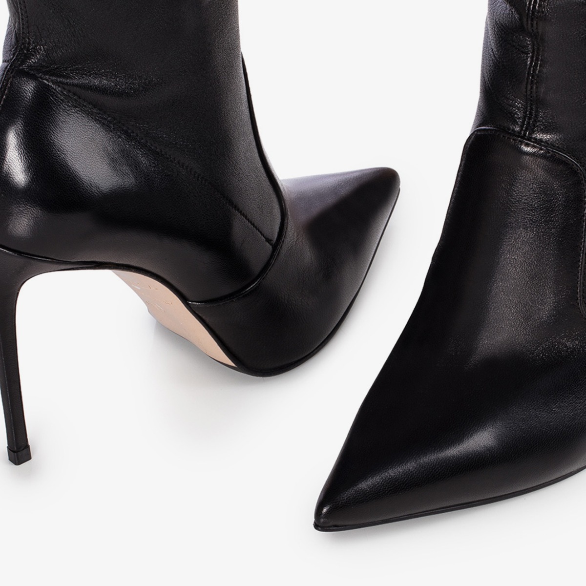 EVA THIGH-HIGH BOOT 100 mm NERO | Le Silla