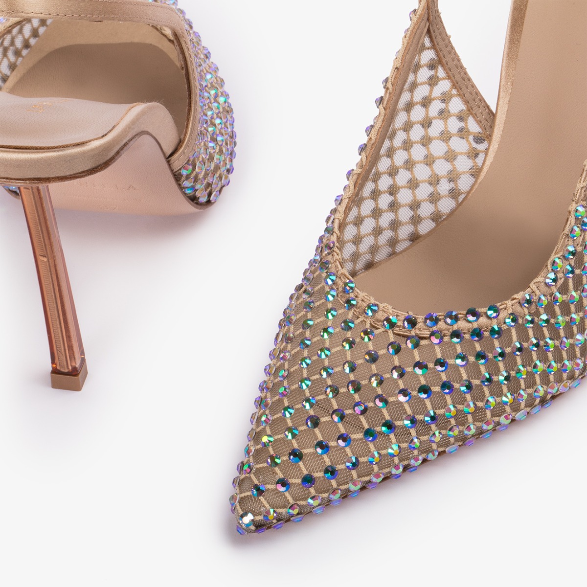 GILDA SLINGBACK 100 mm ORO/PARADISE | Le Silla