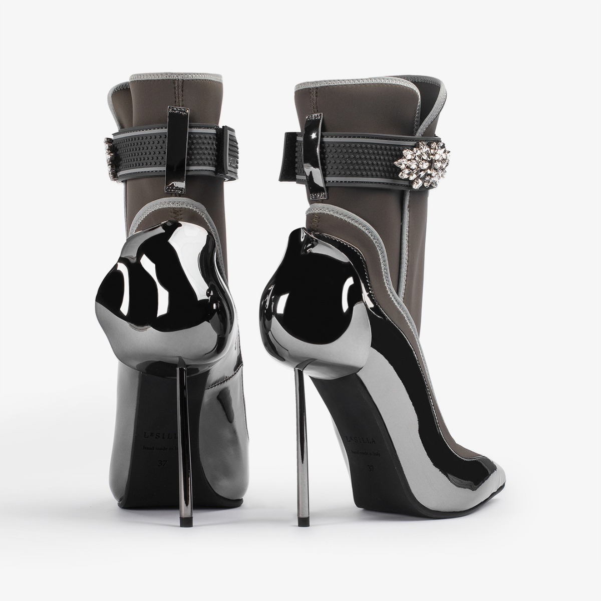 Pewter ankle boots clearance
