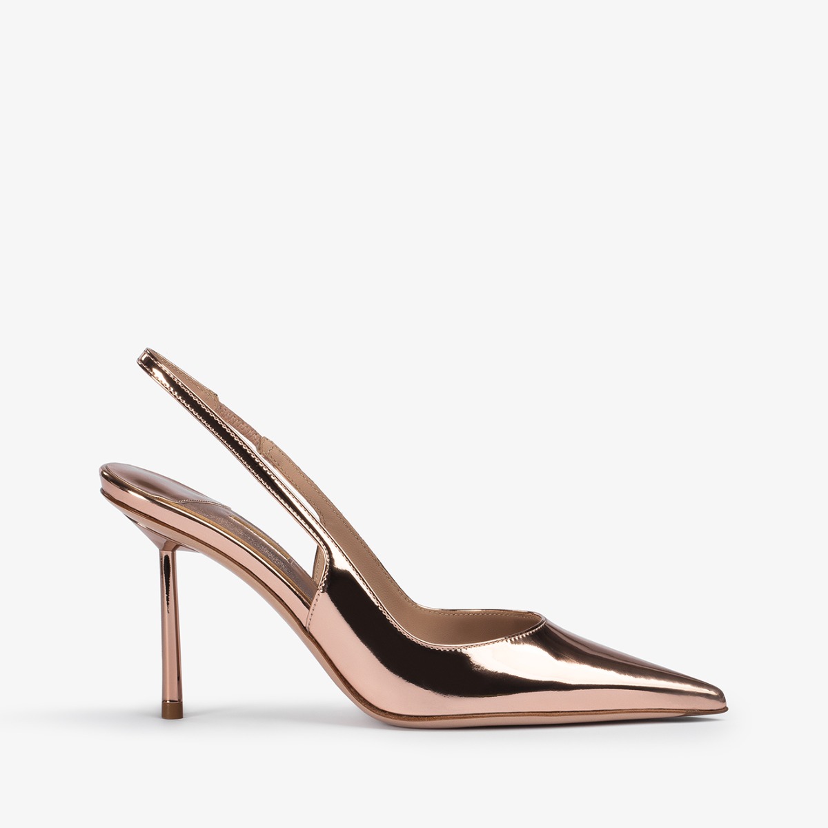 BELLA SLINGBACK 80 mm ORO ROSA | Le Silla