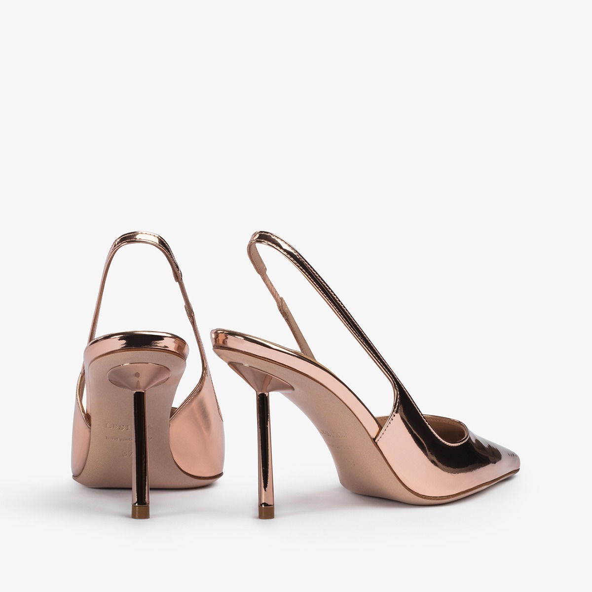 BELLA SLINGBACK 80 mm ORO ROSA | Le Silla