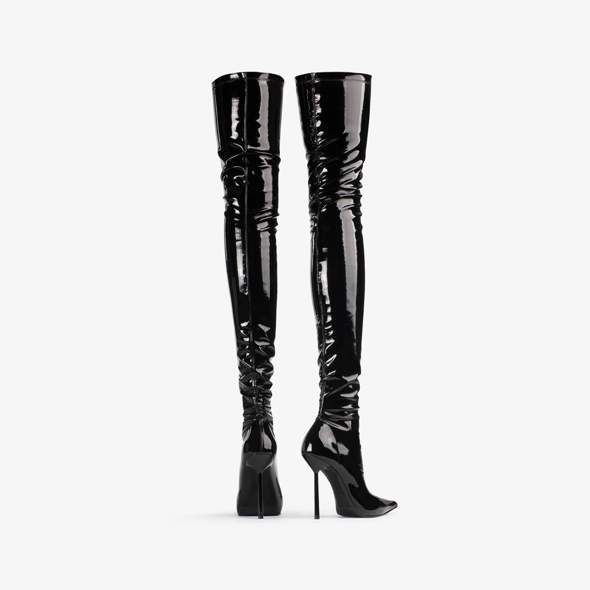 ロングブーツ LE SILLA BELLA BOOTS IN SUEDE BELLA BOOT 120 mm NERO/NERO | Le Silla