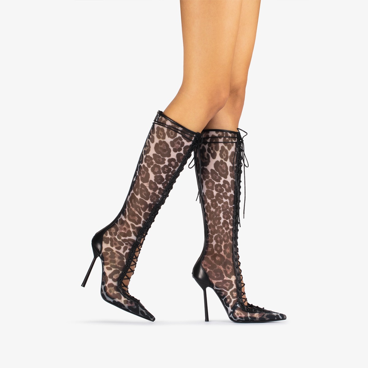 ショートブーツ・ブーティ LE SILLA 'Colette' boots COLETTE ANKLE BOOT 120 mm NERO/NERO | Le Silla