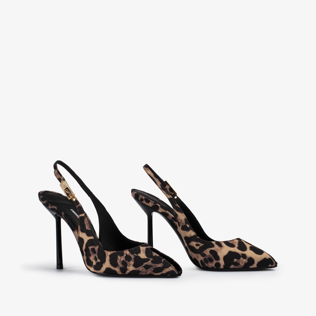 CLIVAGE SLINGBACK 100 mm SAVANA/NERO | Le Silla