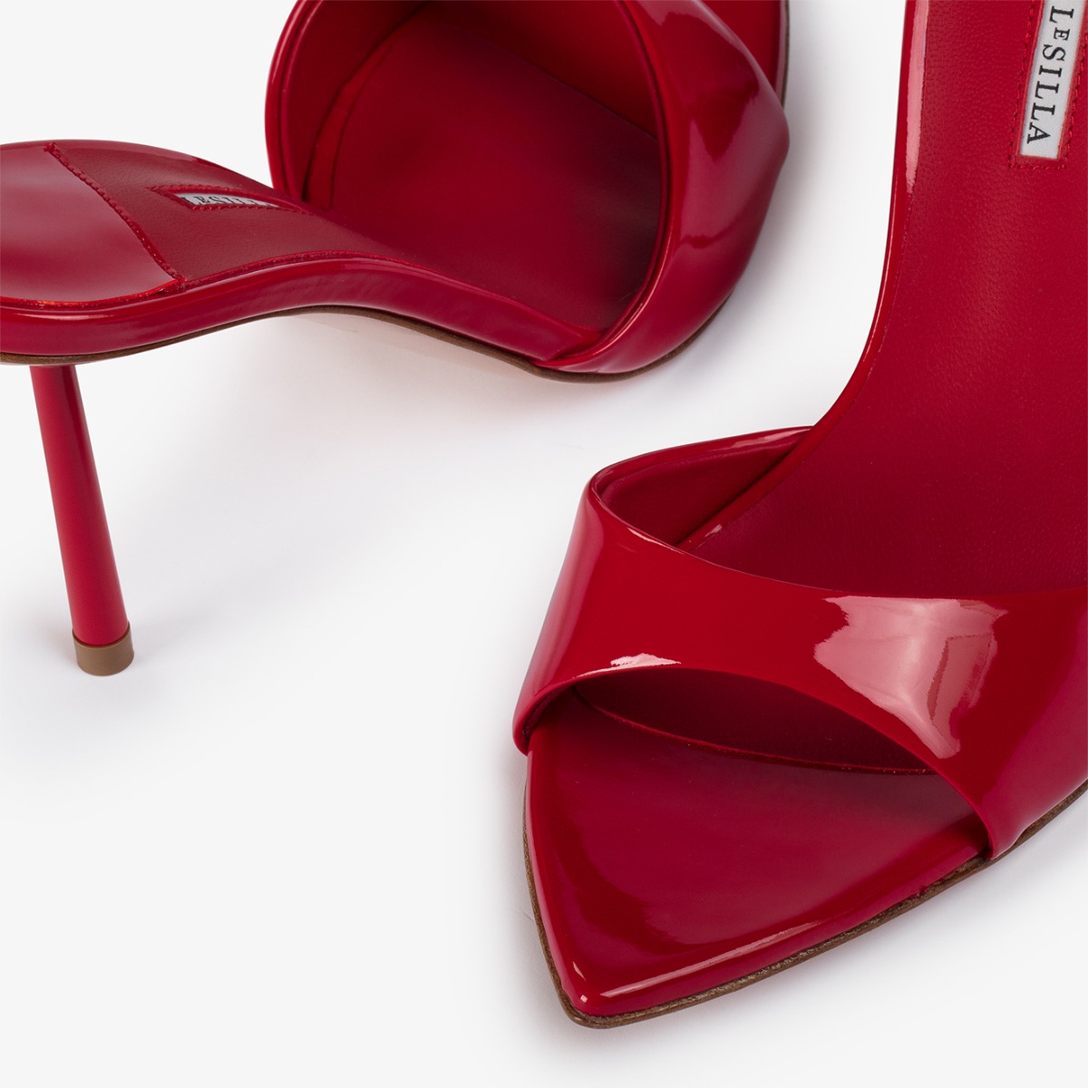 Bella Red Platform Shoes Womens BELLA SANDAL 80 Mm OPIUM