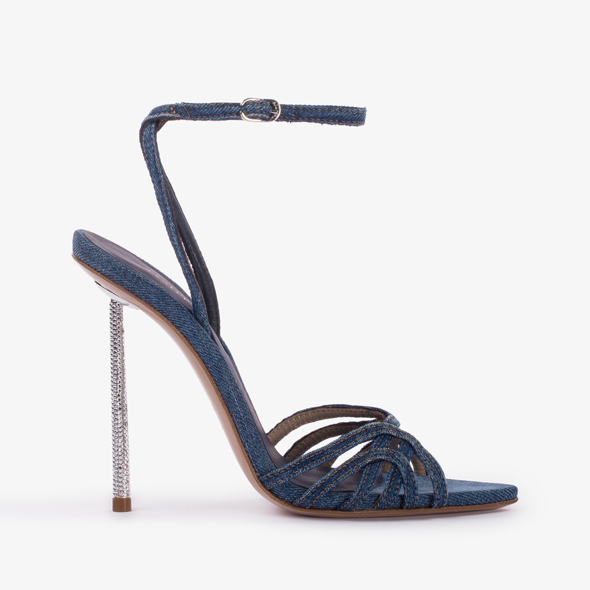 サンダル・ミュール LE SILLA FW25 'Bella' slingback (4233B060LBPPVEL 790) BELLA SLINGBACK 60 mm SAVANA/NERO | Le Silla