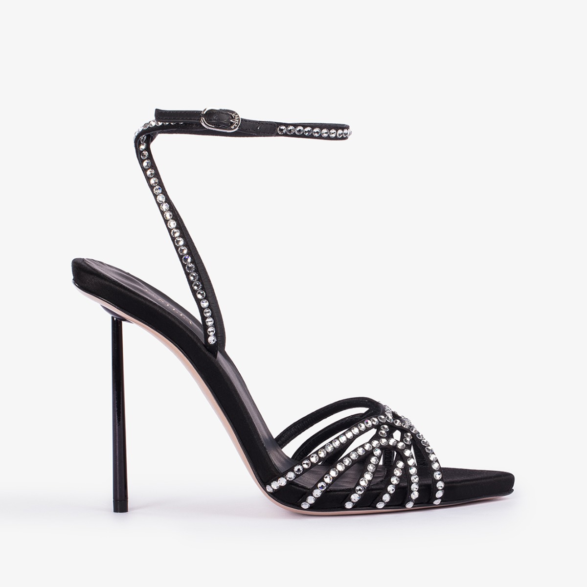 サンダル・ミュール LE SILLA SS25 Brown PVC Bella mules (6613B080BMPXDUR 733) BELLA SANDAL 120 mm NERO | Le Silla