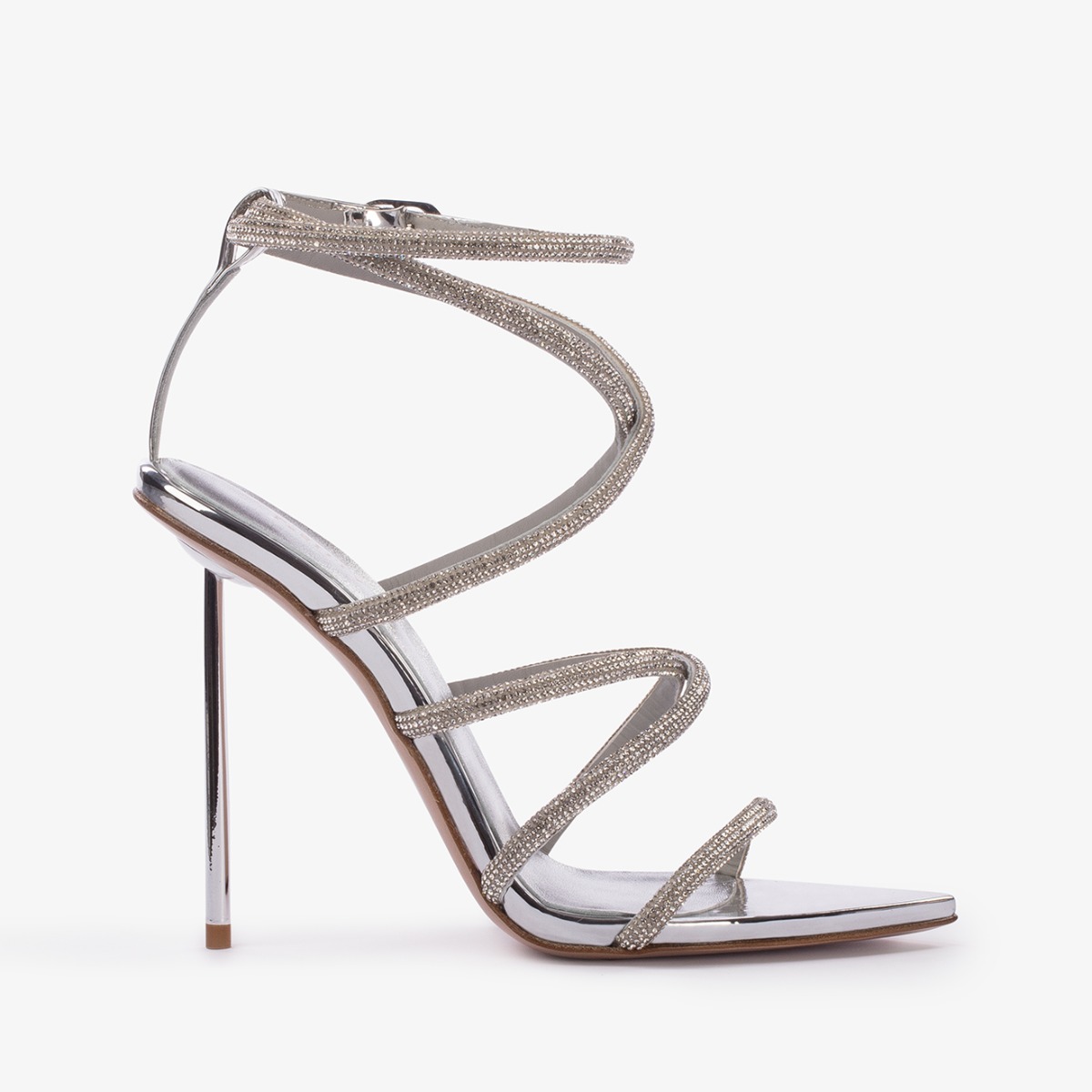 Silver high heels near me hot sale