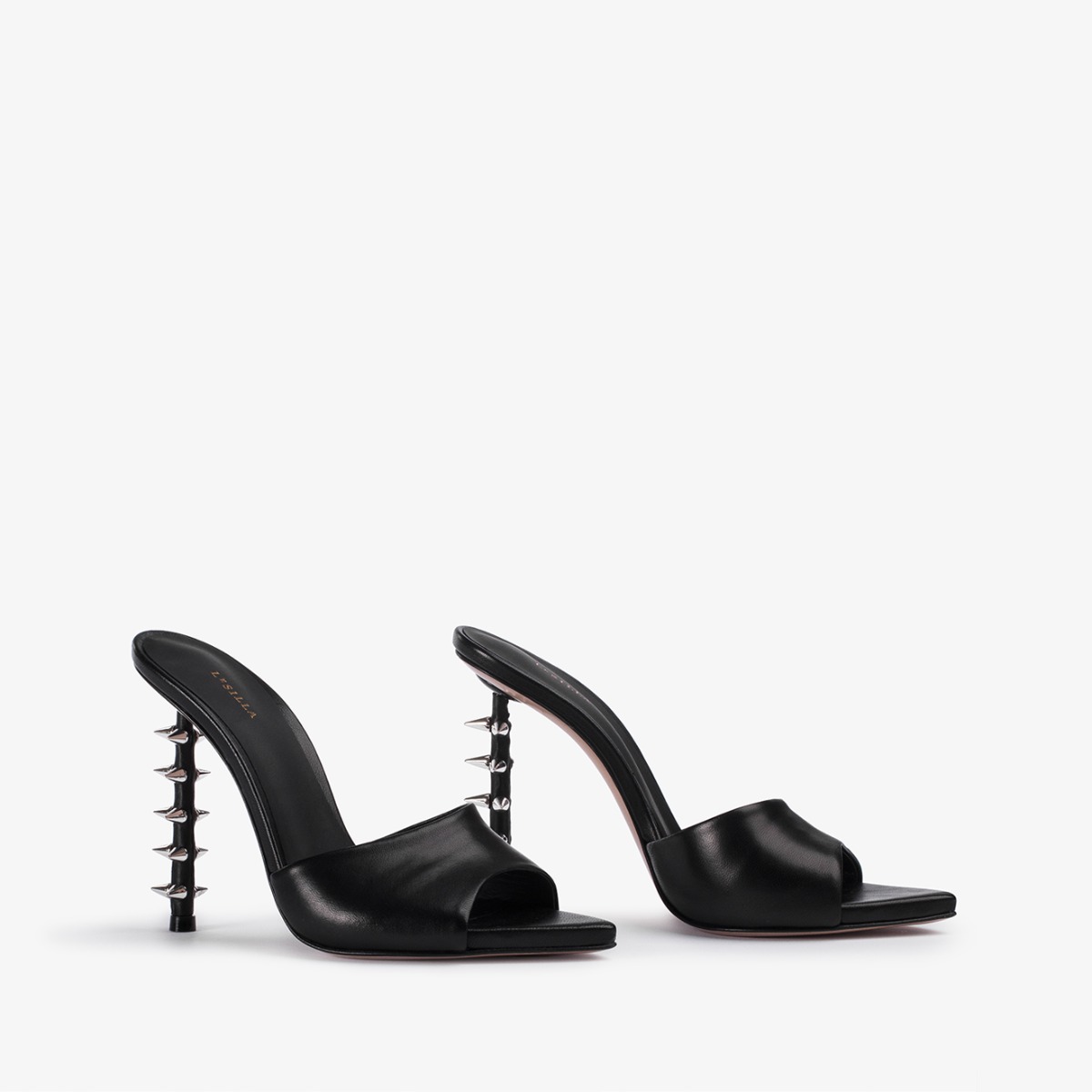 サンダル・ミュール LE SILLA SANDAL (2310B100RCPPMRA 922) JAGGER SANDAL 120 mm NERO/ARGENTO | Le Silla