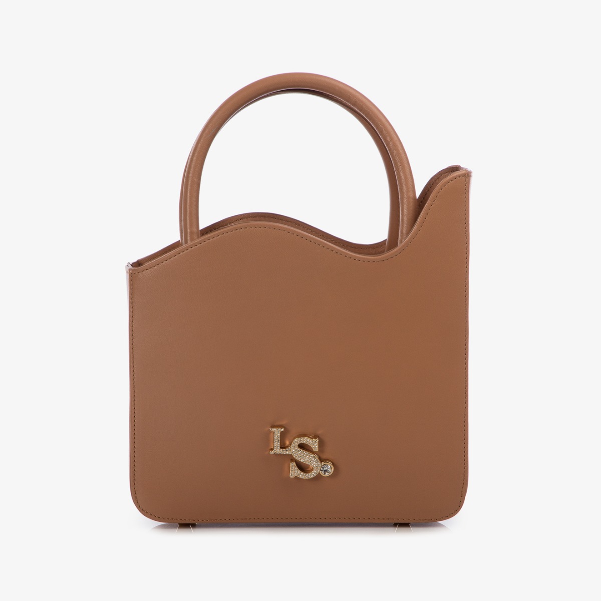 Medium bag pelle sabbia doha Le Silla