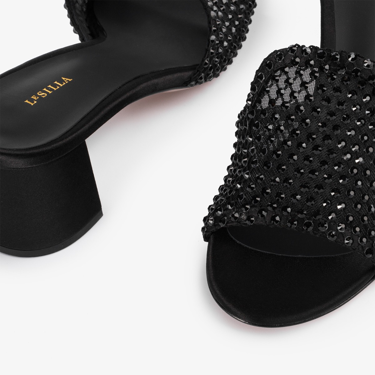 SANDALO GILDA 60 mm NERO/JET | Le Silla