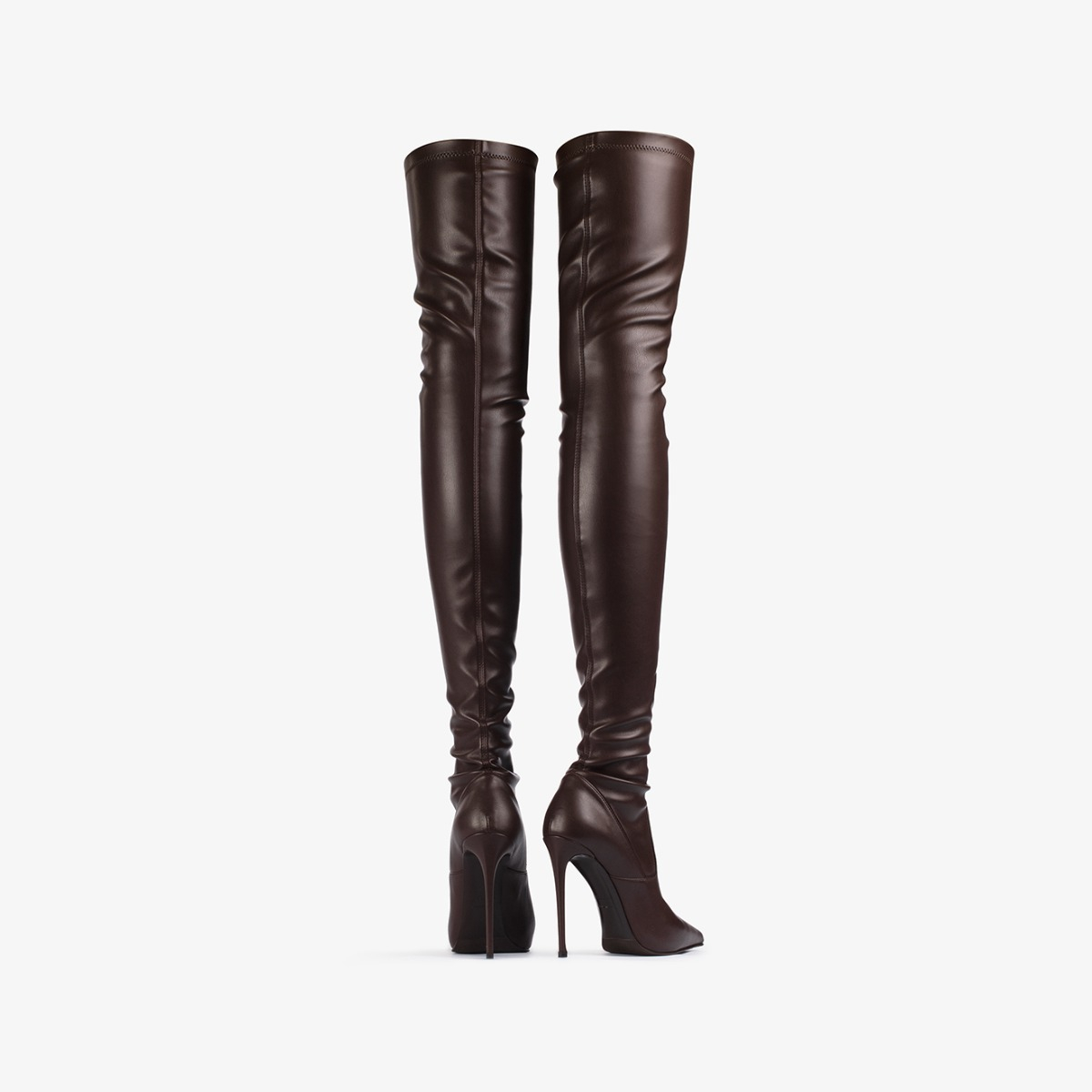 EVA THIGH-HIGH BOOT 120 mm EBANO | Le Silla