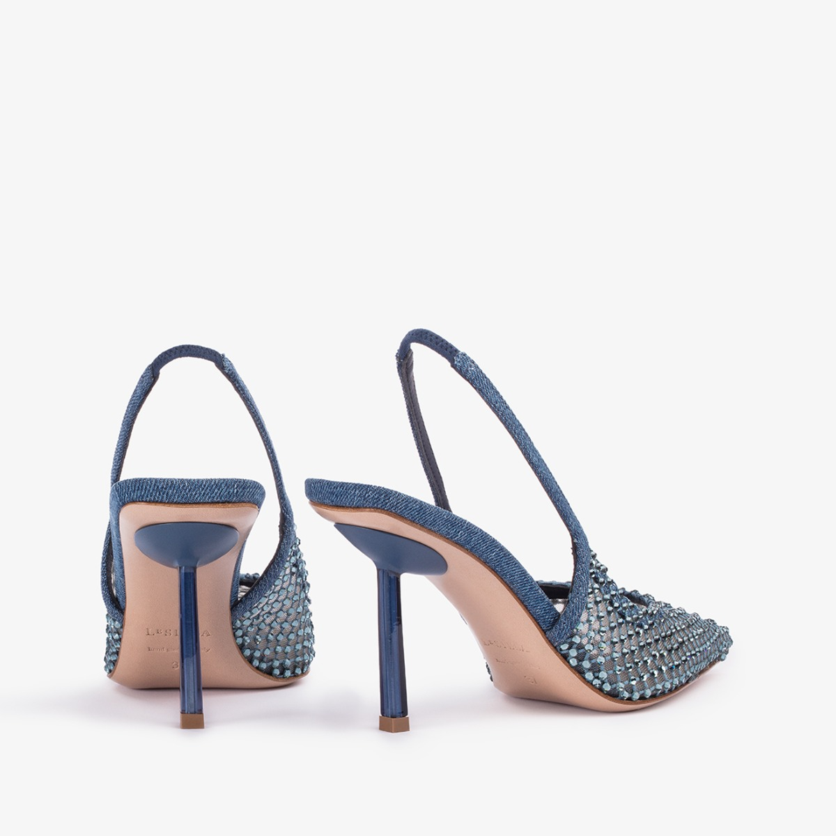 SLINGBACK GILDA 80 mm BLUE | Le Silla