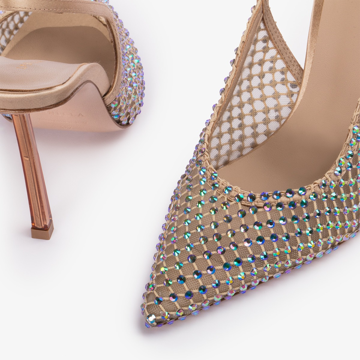 GILDA SLINGBACK 100 mm ORO/PARADISE | Le Silla