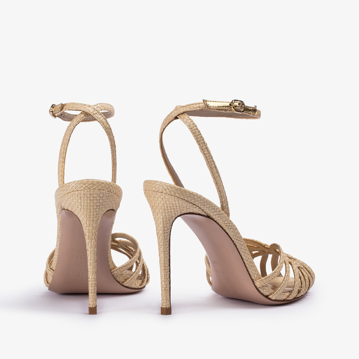 EMBRACE SANDAL 110 mm NATURALE | Le Silla