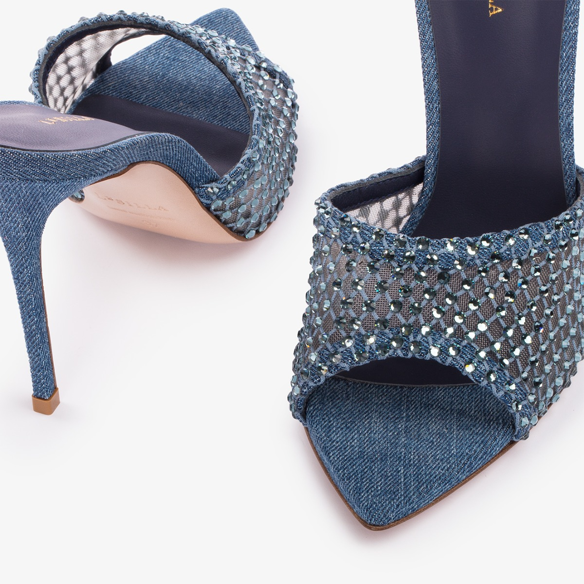 GILDA SANDAL 110 mm BLUE | Le Silla