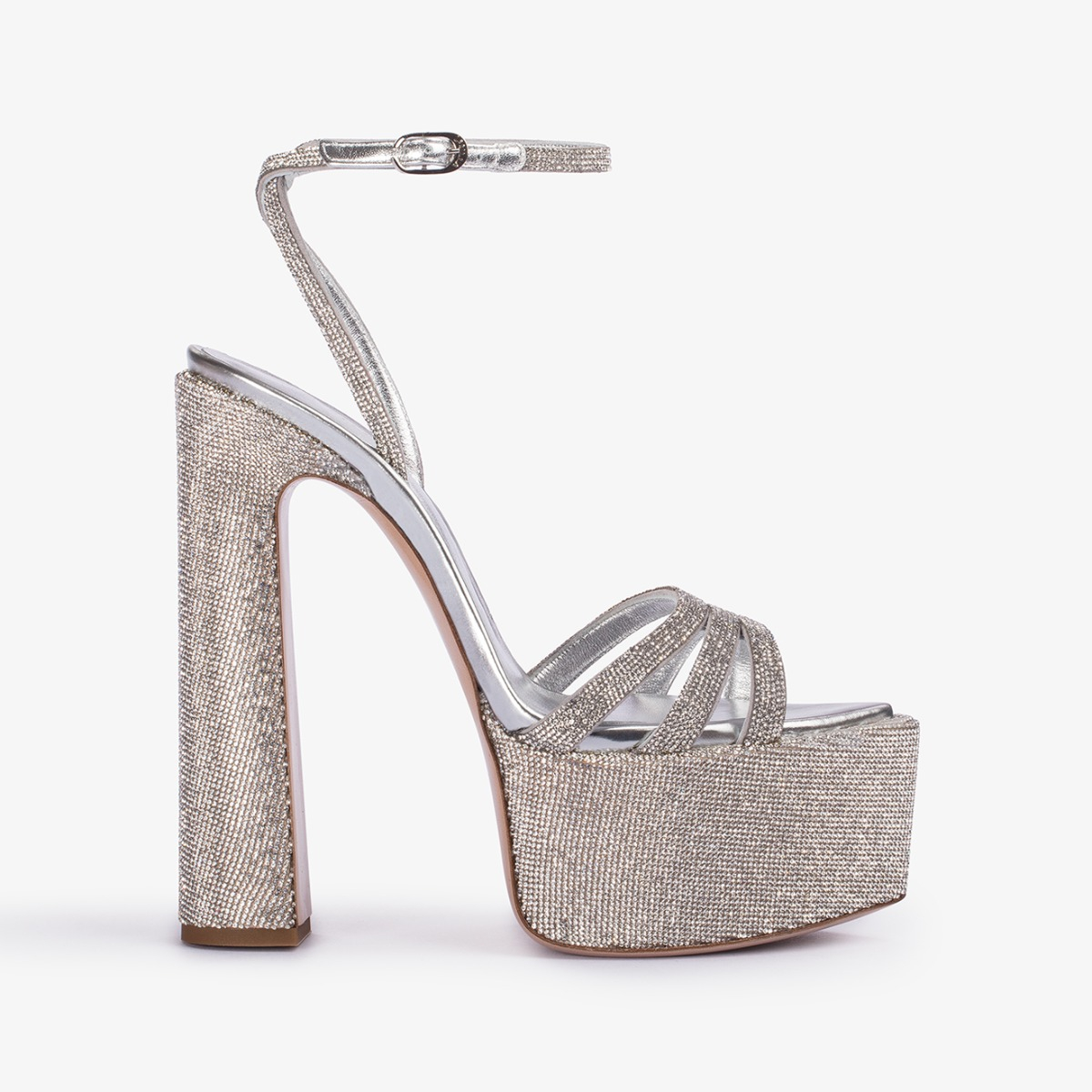 NINA SANDAL 170 mm ARGENTO | Le Silla