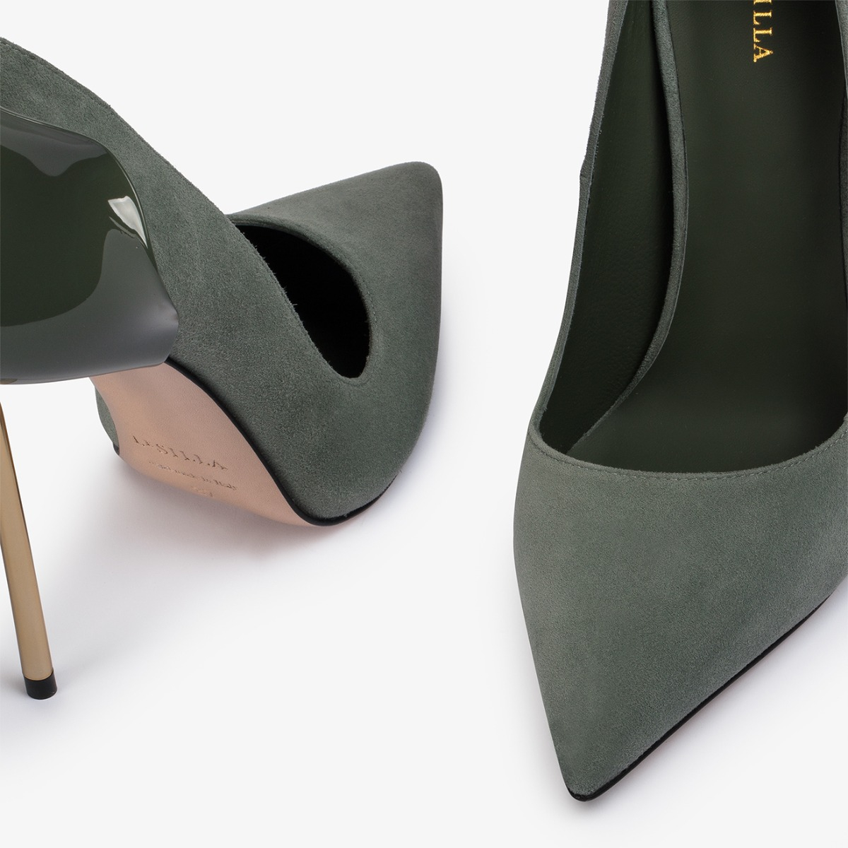 PETALO PUMP 120 mm POLVERE/ORO | Le Silla
