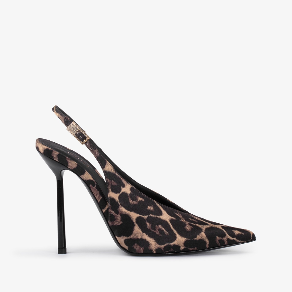 CLIVAGE SLINGBACK 120 mm SAVANA/NERO | Le Silla