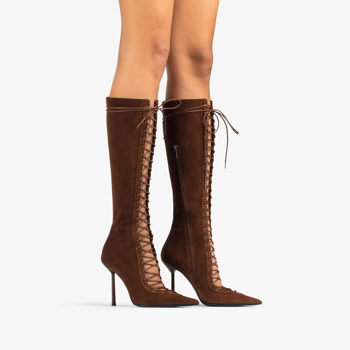 COLETTE BOOT 100 mm TOFFEE | Le Silla