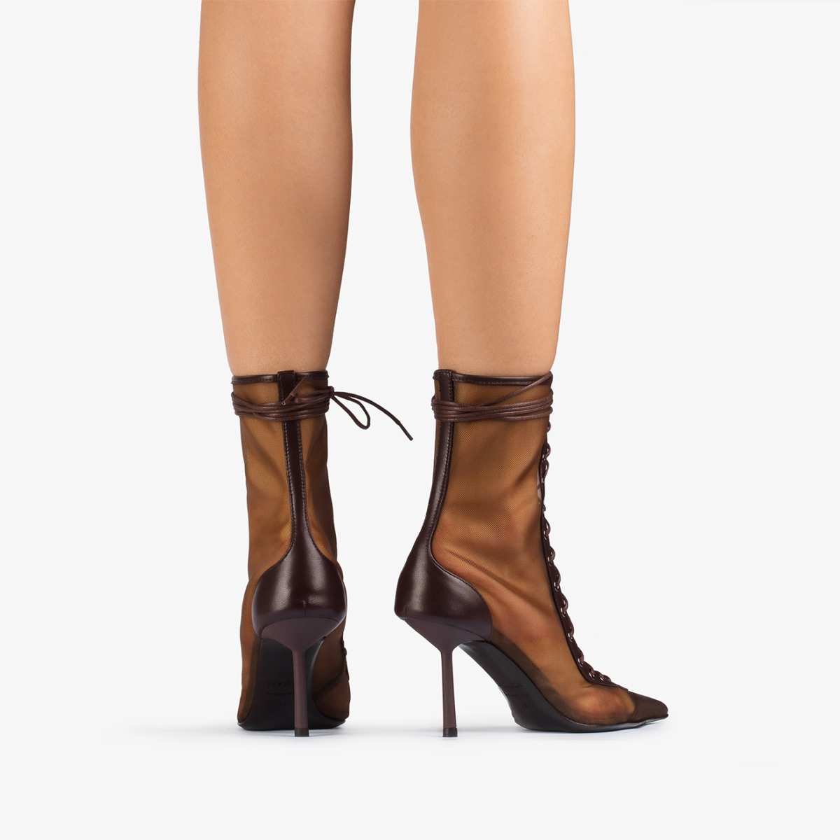COLETTE ANKLE BOOT 80 mm FONDENTE | Le Silla