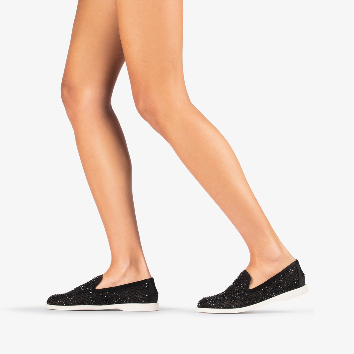 GILDA LOAFER NERO/JET | Le Silla
