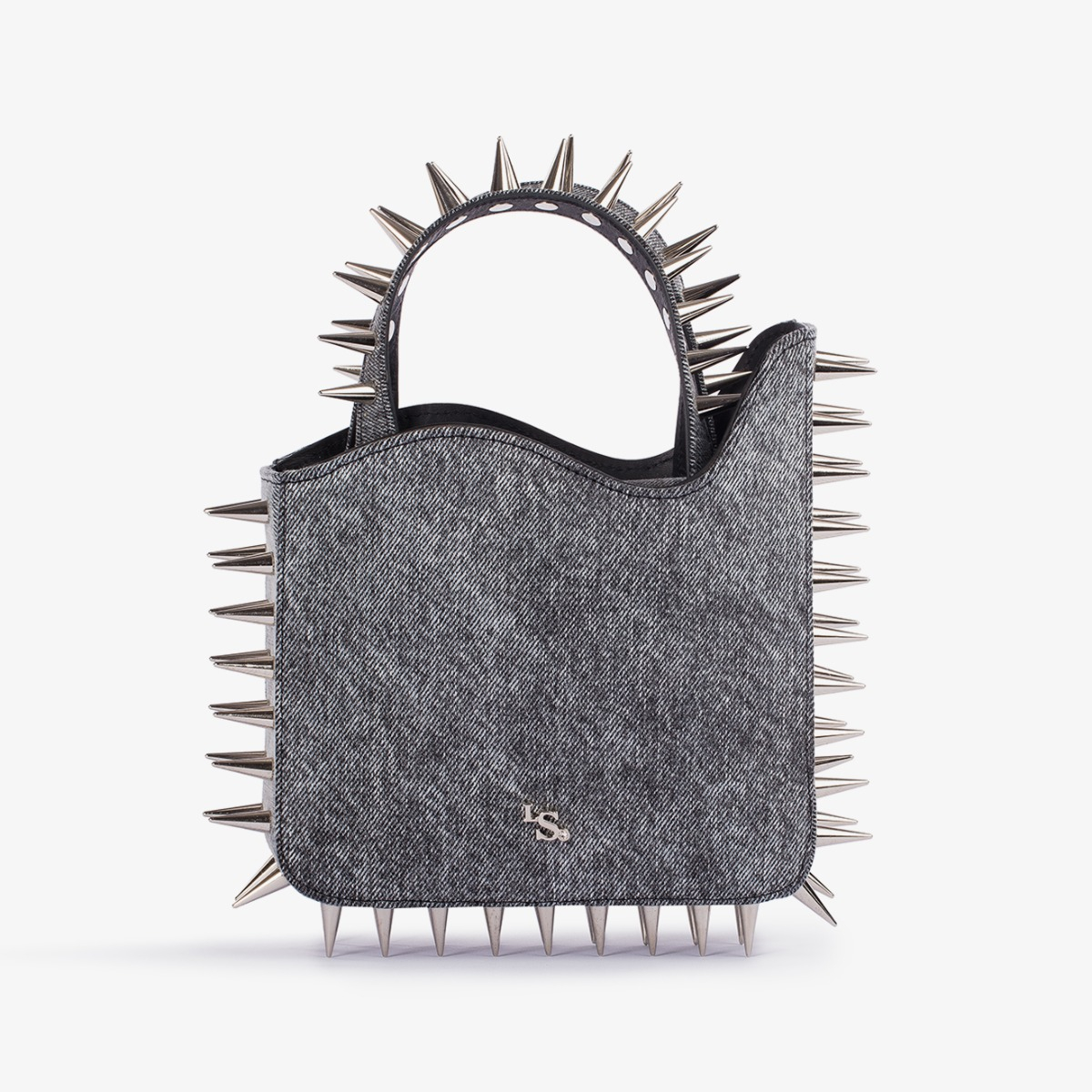IVY SMALL BAG NERO/ARGENTO | Le Silla