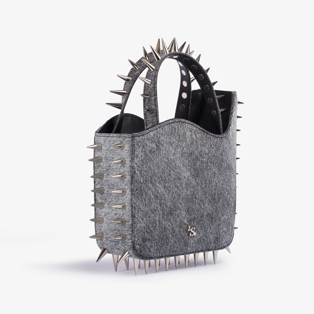 IVY SMALL BAG NERO/ARGENTO | Le Silla