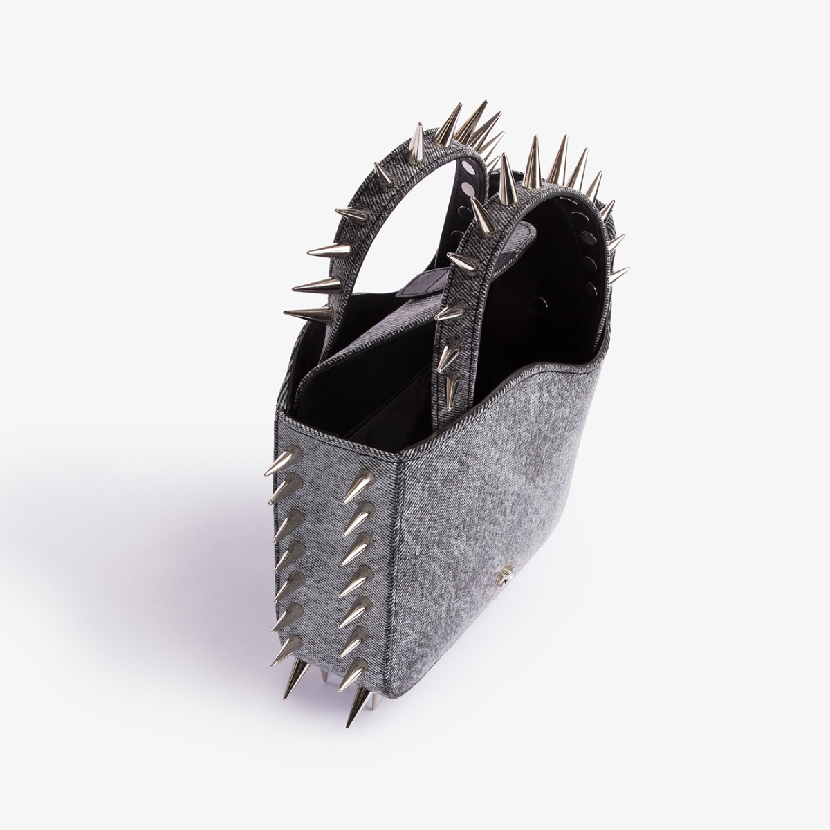 IVY SMALL BAG NERO/ARGENTO | Le Silla