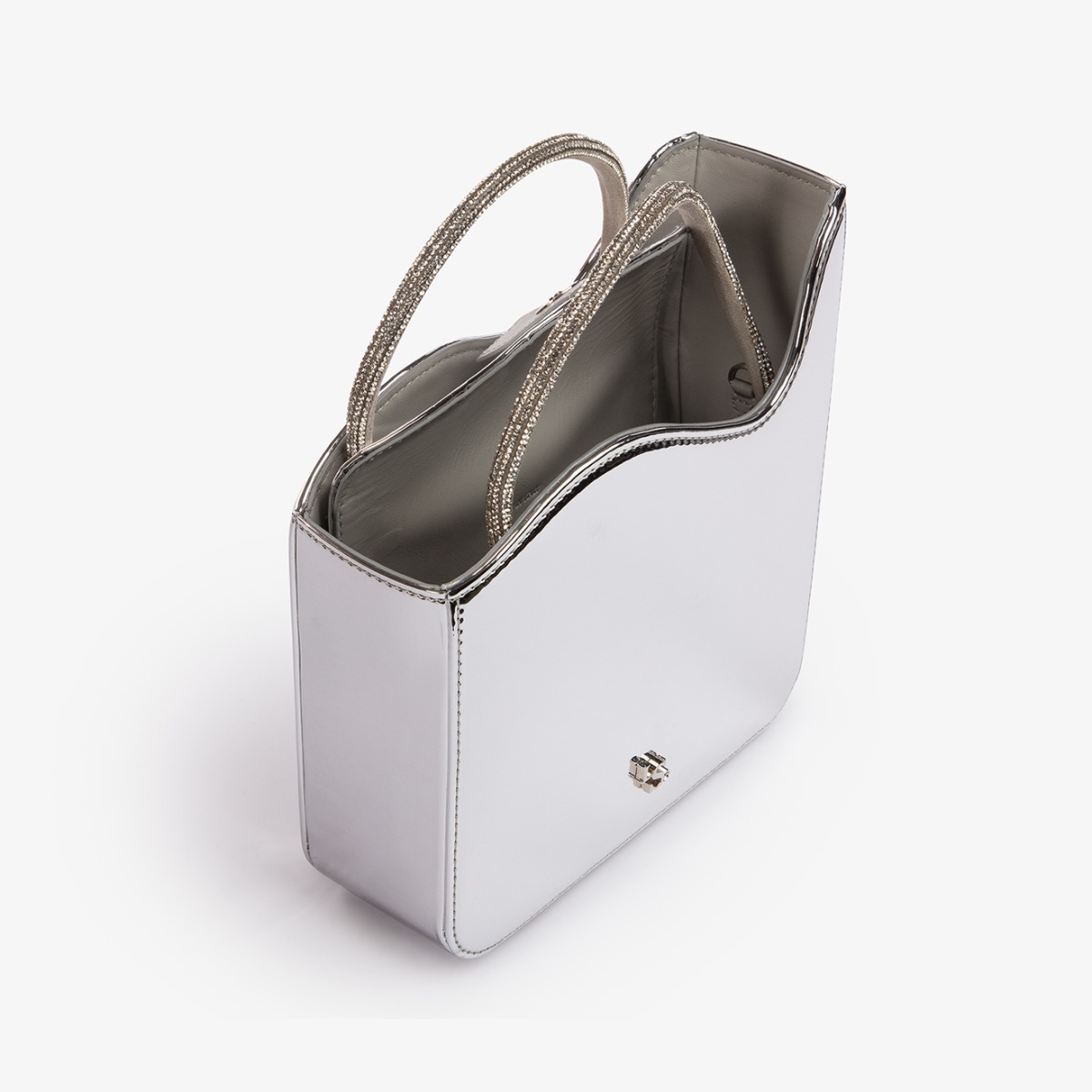 BORSA SMALL IVY ARGENTO | Le Silla