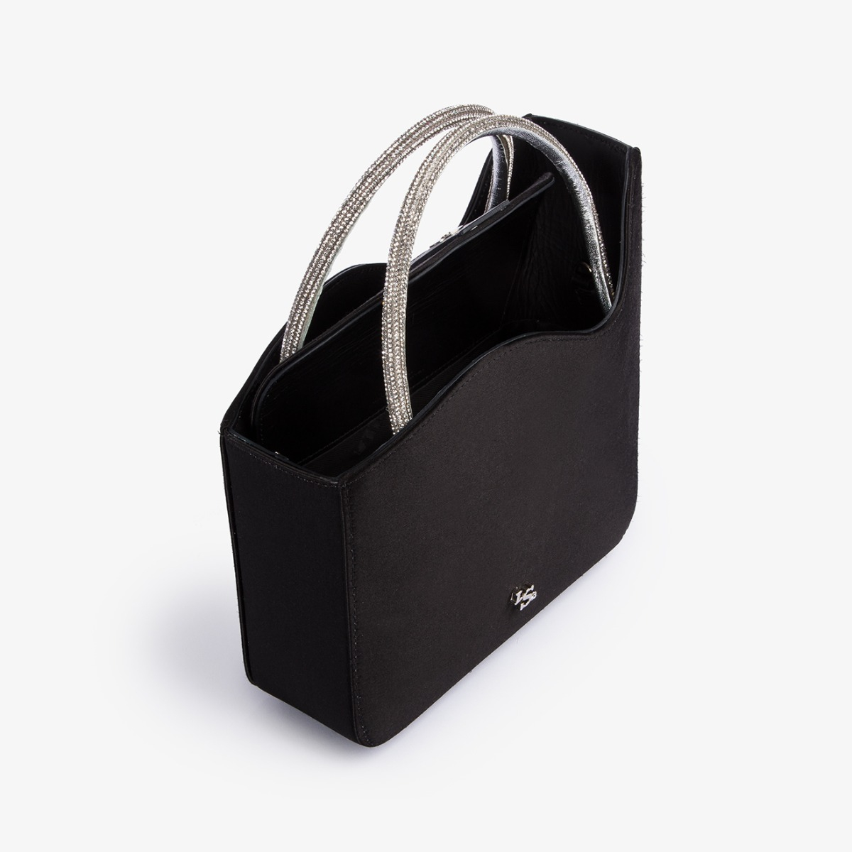 IVY SMALL BAG NERO/ARGENTO | Le Silla