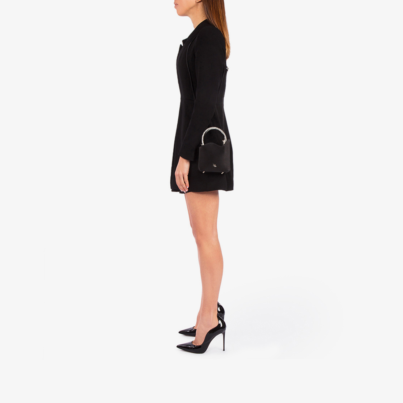 MINI SAC IVY NERO/ARGENTO | Le Silla
