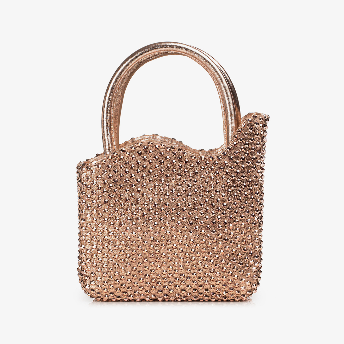 BORSA STOCKING-LUREX ORO-ROSA