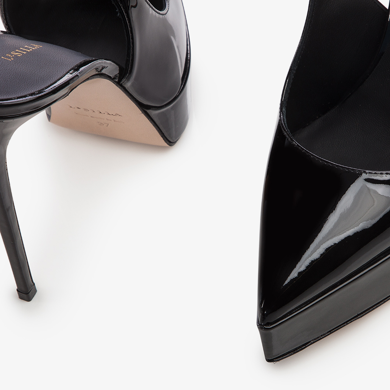 UMA SLINGBACK 140 mm NERO | Le Silla