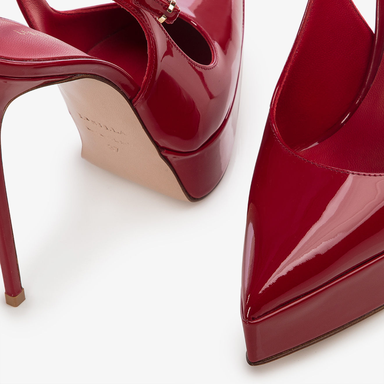 UMA SLINGBACK 140 mm ROSSO | Le Silla