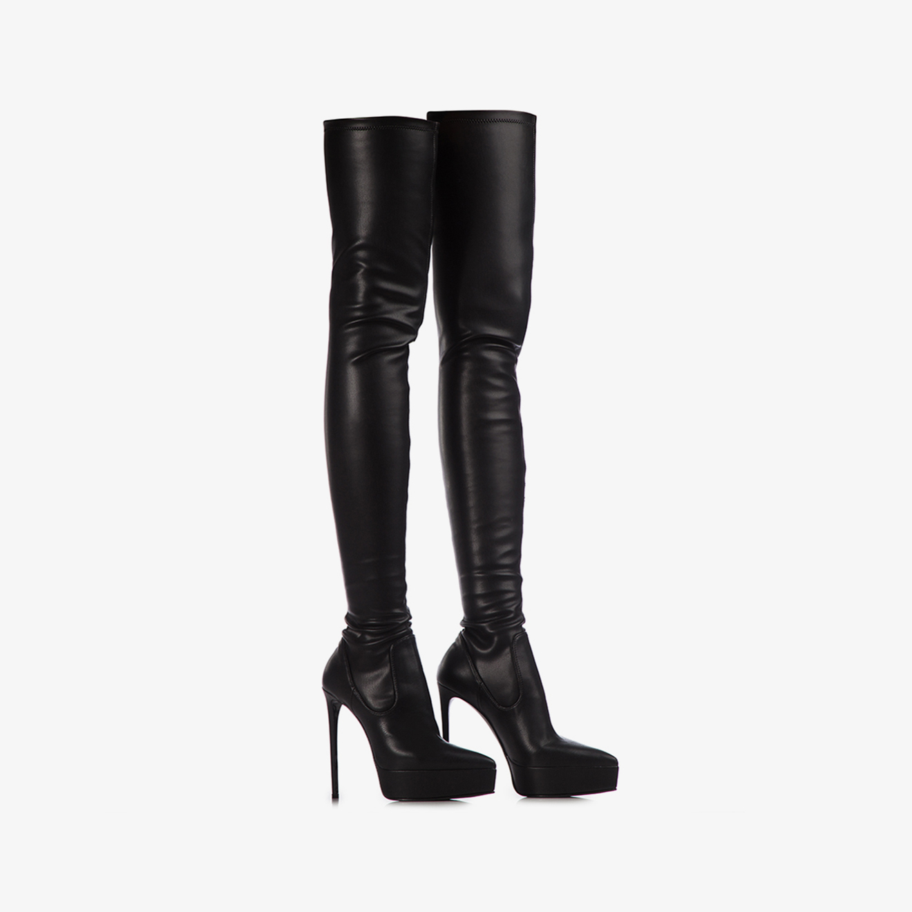 UMA THIGH-HIGH BOOT 140 mm NERO | Le Silla