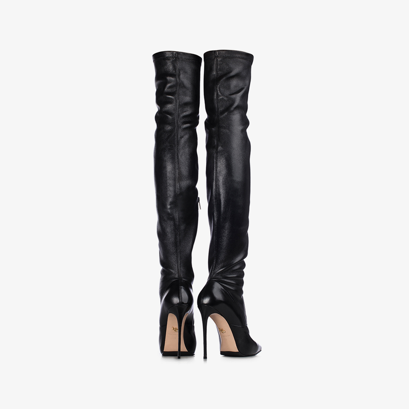 EVA THIGH-HIGH BOOT 120 mm NERO | Le Silla