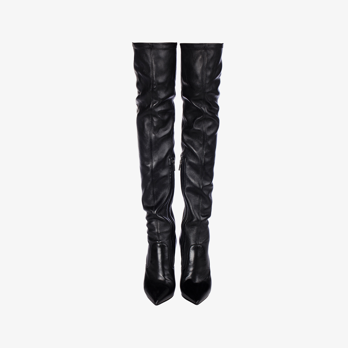 EVA THIGH-HIGH BOOT 120 mm NERO | Le Silla