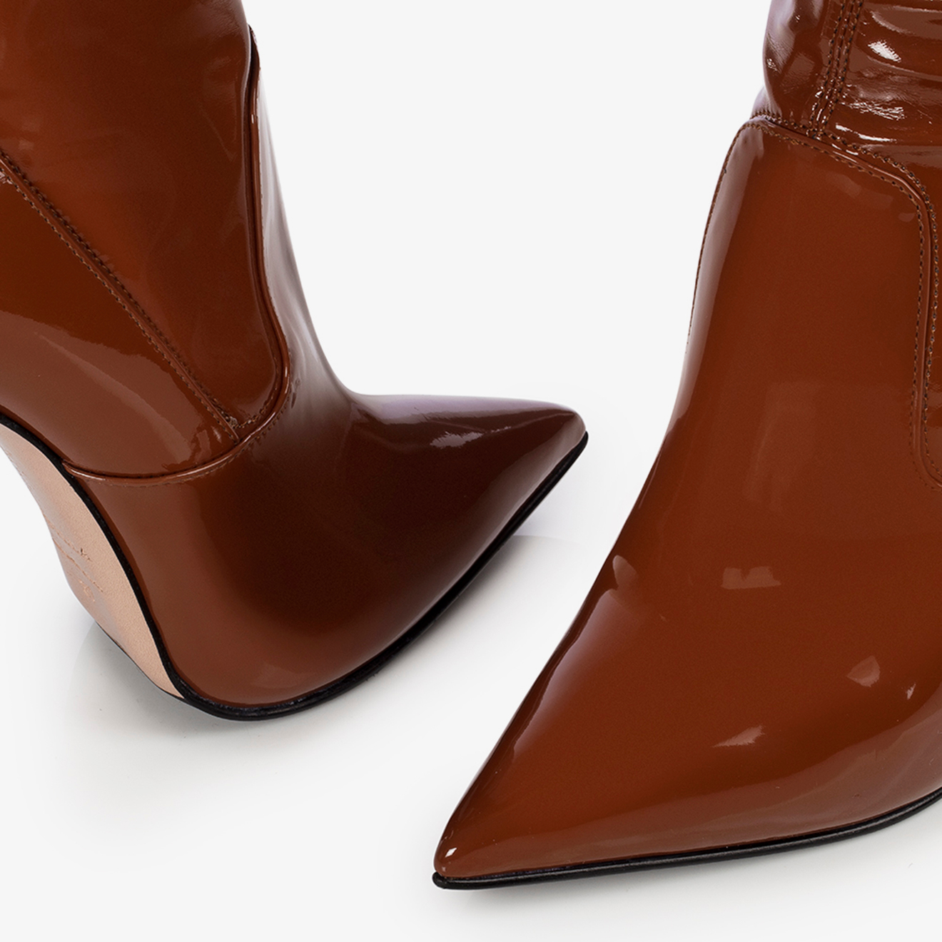 EVA THIGH-HIGH BOOT 120 mm BRICK | Le Silla