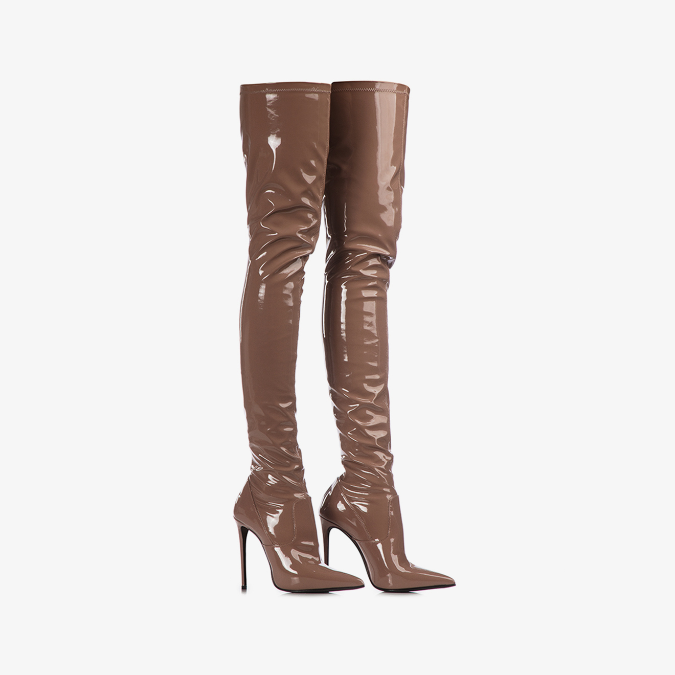 EVA THIGH-HIGH BOOT 120 mm SILK | Le Silla