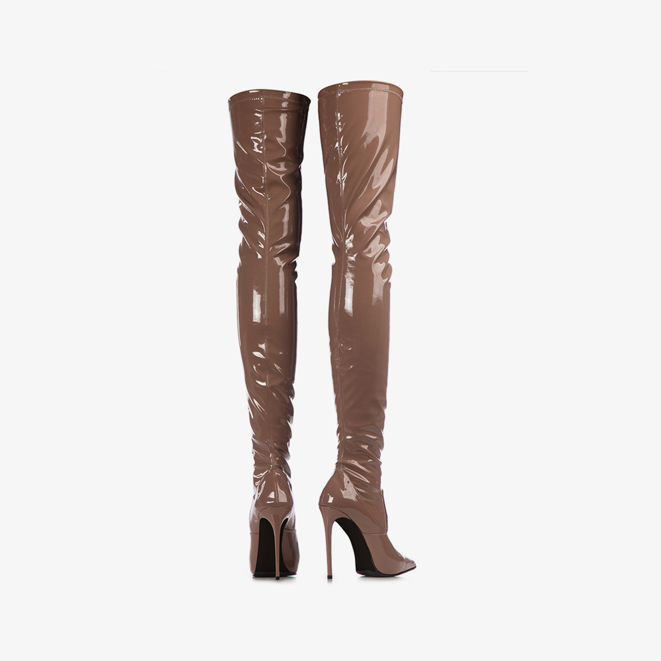 EVA THIGH-HIGH BOOT 120 mm SILK | Le Silla