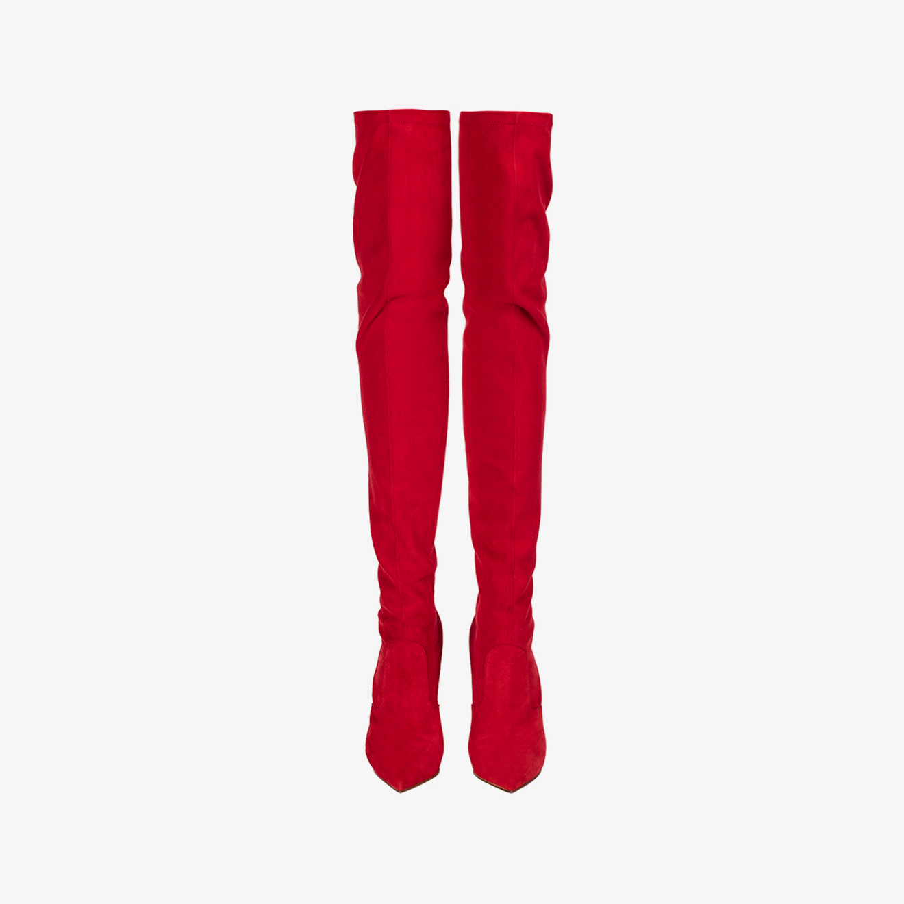 EVA THIGH-HIGH BOOT 120 mm ROSSO | Le Silla