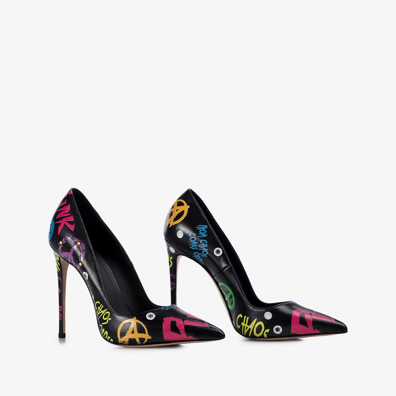 PUNK PUMP 120 mm NERO/FUXIA | Le Silla