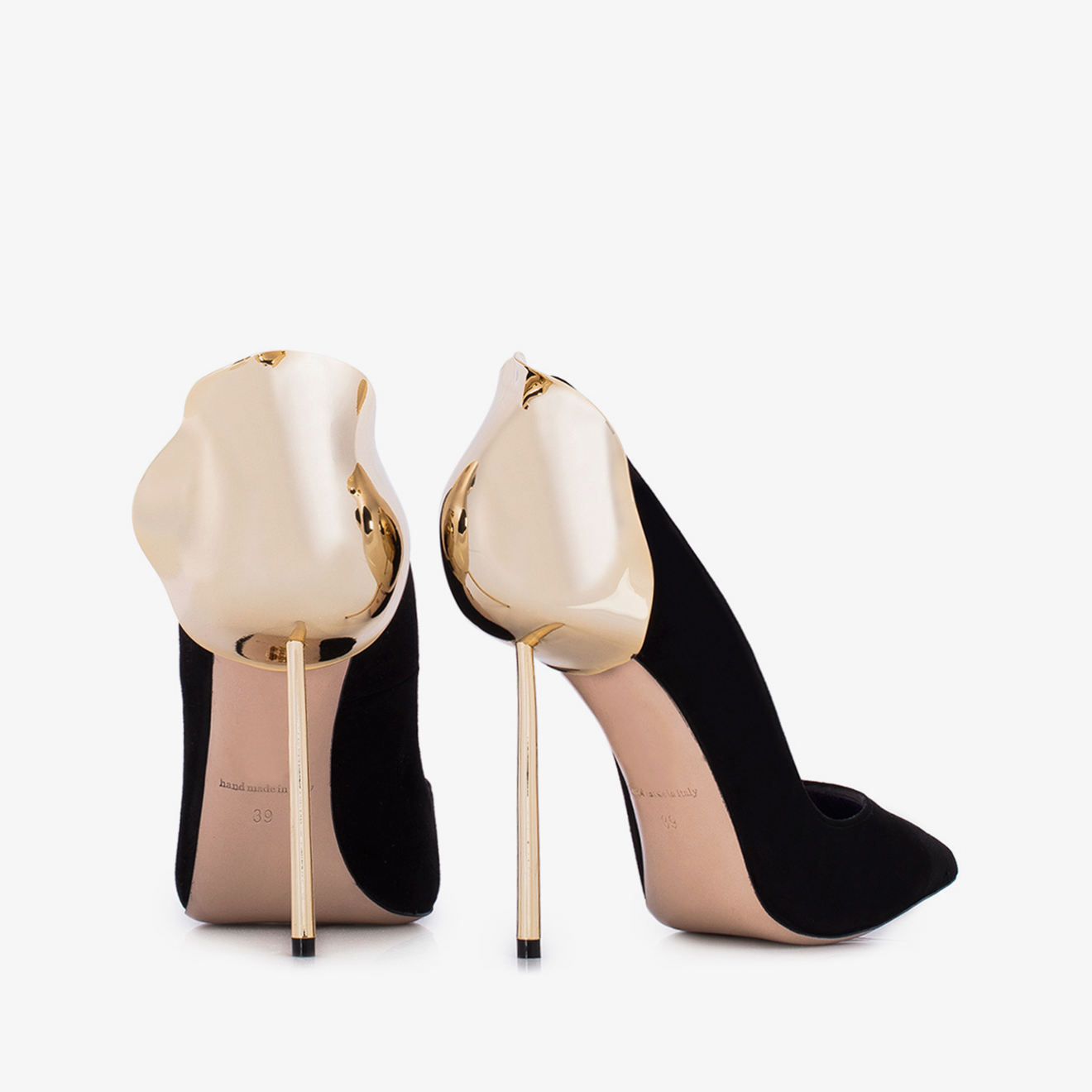 DÉCOLLETÉ PETALO 120 mm NERO/ORO | Le Silla