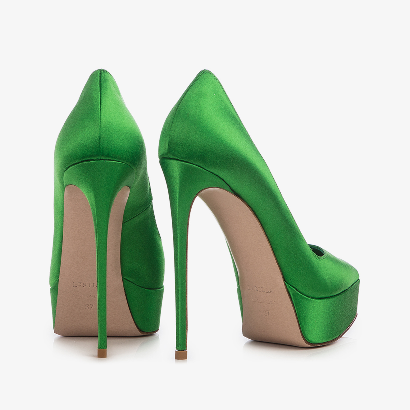 UMA PUMP 140 mm EMERALD | Le Silla