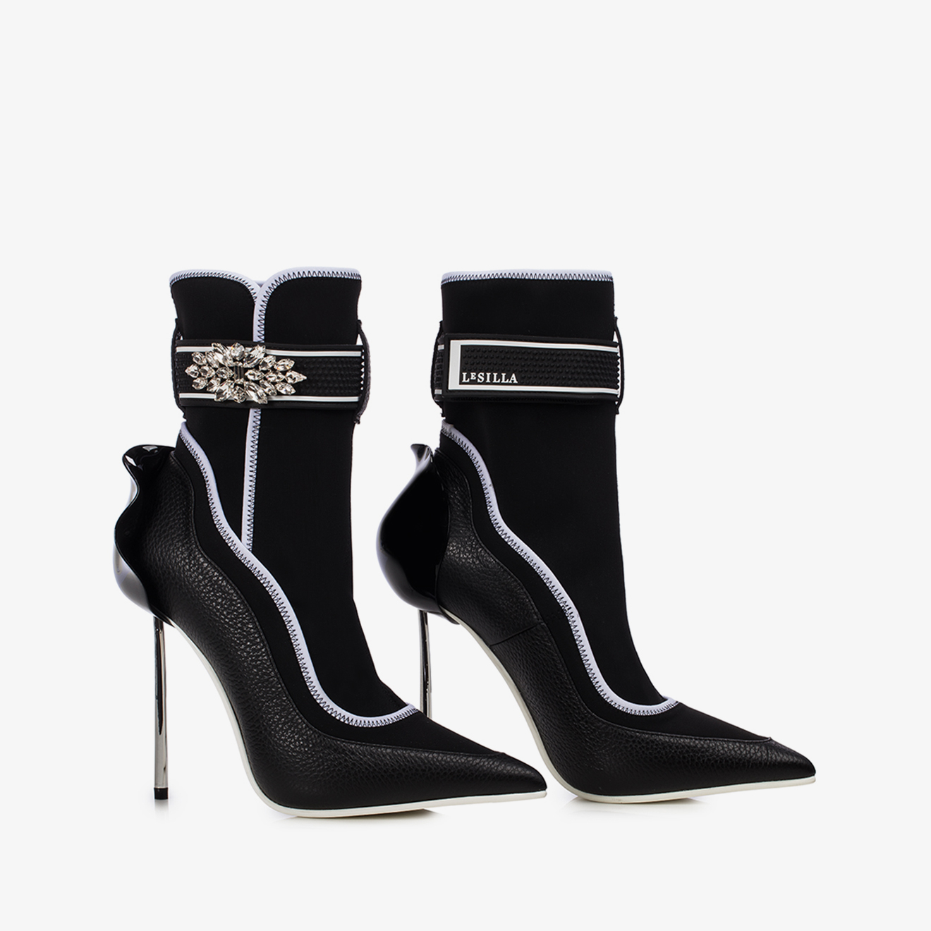 SNORKELING ANKLE BOOT 120 mm BLACK | Le Silla