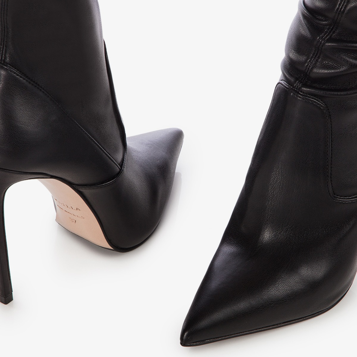 EVA THIGH-HIGH BOOT 120 mm NERO | Le Silla