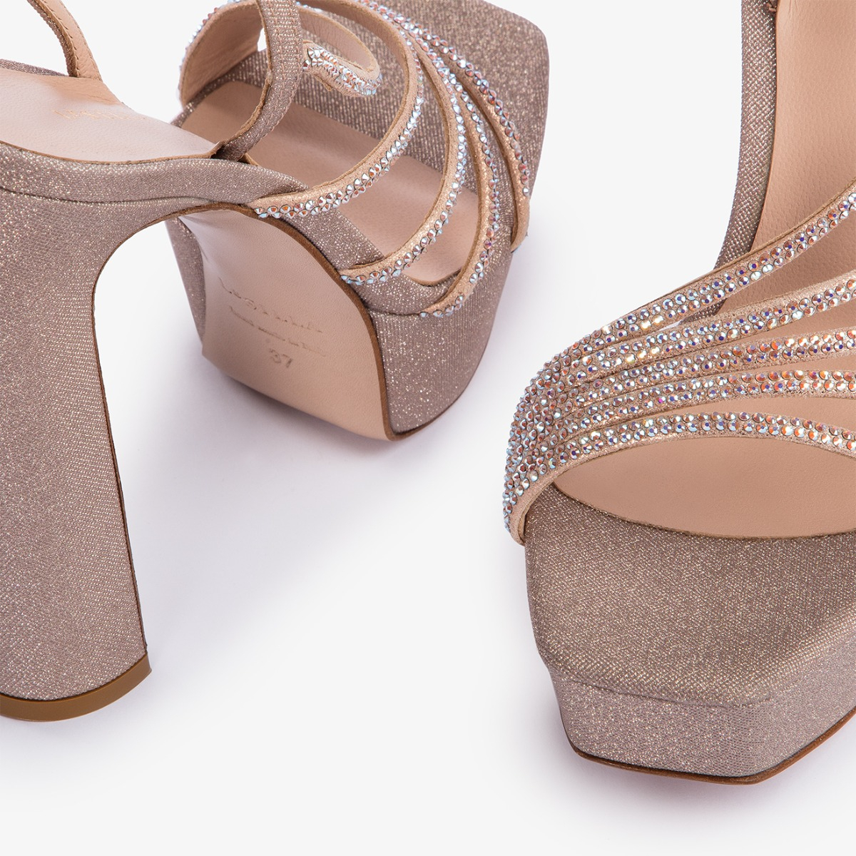 SCARLET SANDAL 140 mm SKIN | Le Silla