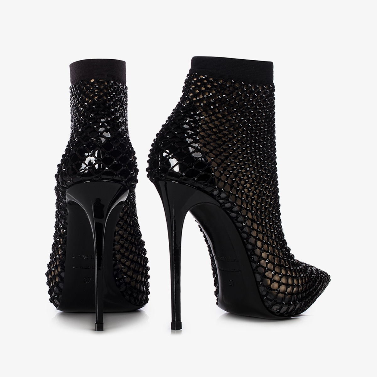 STIVALETTO GILDA 120 mm NERO/JET | Le Silla