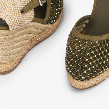 GILDA ESPADRILLA 100 mm ARMY | Le Silla